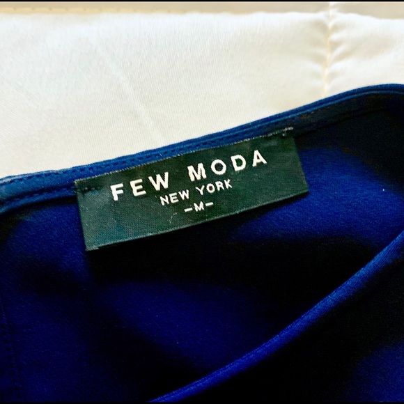 Few Moda Backless Blouse with Bow Accents - Picture 6 of 7